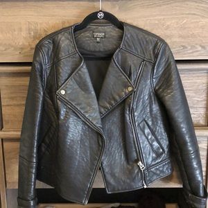Top shop leather biker jacket
